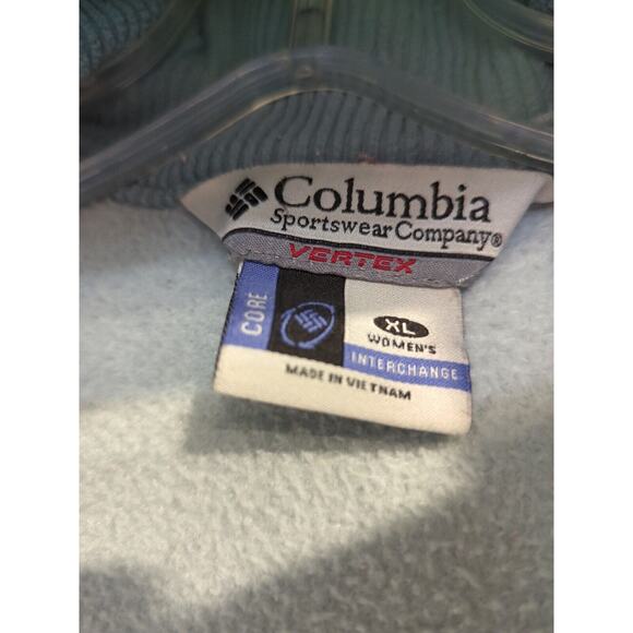 Columbia Vertex Jacket Womens XLarge Core 2 In 1 Light Sea Foam Green - Picture 8 of 9